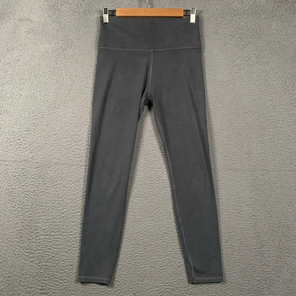 Vuori Washed Studio High Rise Leggings Womens Medium Grey Performance Yoga Tight